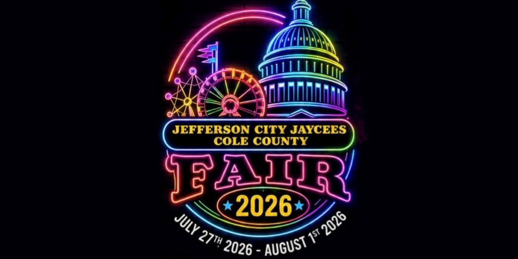jefferson city jaycees cole county fair 2026 hero graphic